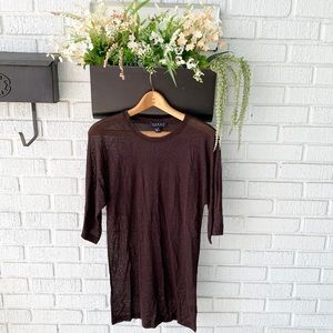Karoo Mark Eisen Semi-sheer Tunic Top Size 2